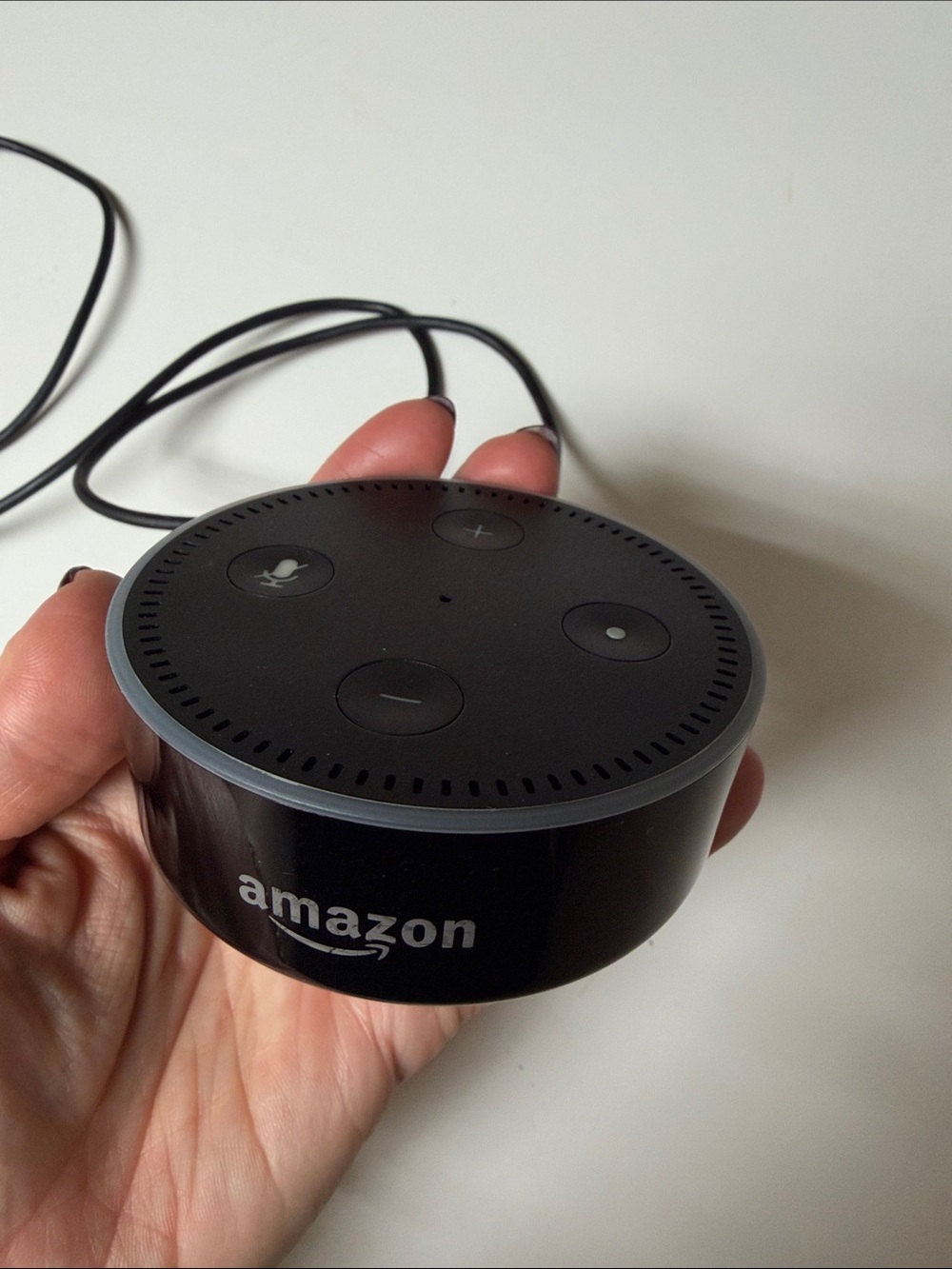 Amazon Black Echo Dot Voice-Controlled Smart Speaker